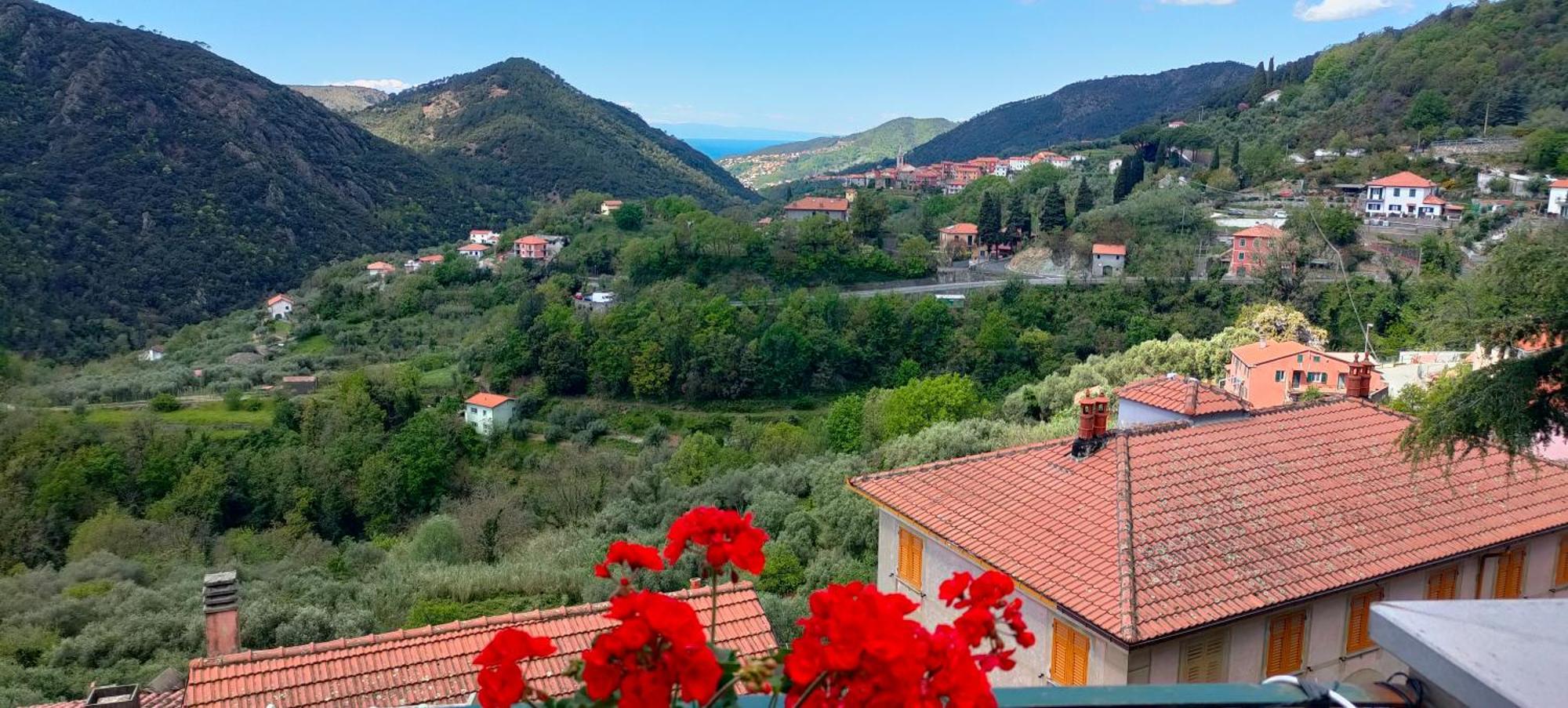 Camera Tra Le Cinque Terre, Camogli E Portofino. Vista Valle E Scorcio Mare All'Orizzonte Castiglione Chiavarese Buitenkant foto