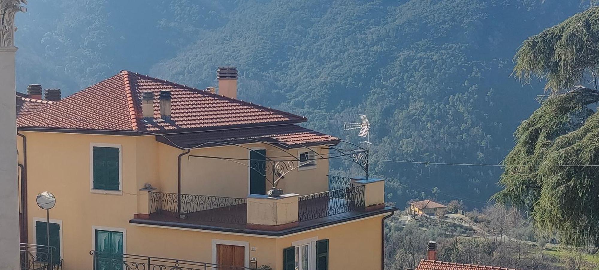 Camera Tra Le Cinque Terre, Camogli E Portofino. Vista Valle E Scorcio Mare All'Orizzonte Castiglione Chiavarese Buitenkant foto